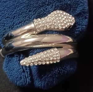 Snake clamp bracelet